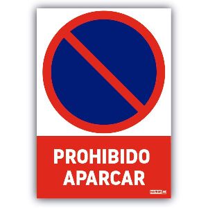 DISTINTIVO PROHIBIDO APARCAR "FOREX" DINA 5